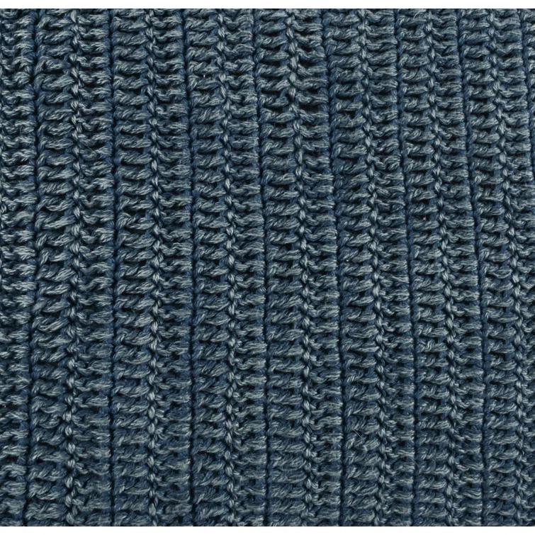 Nakeya Knitted Linen Throw Pillow