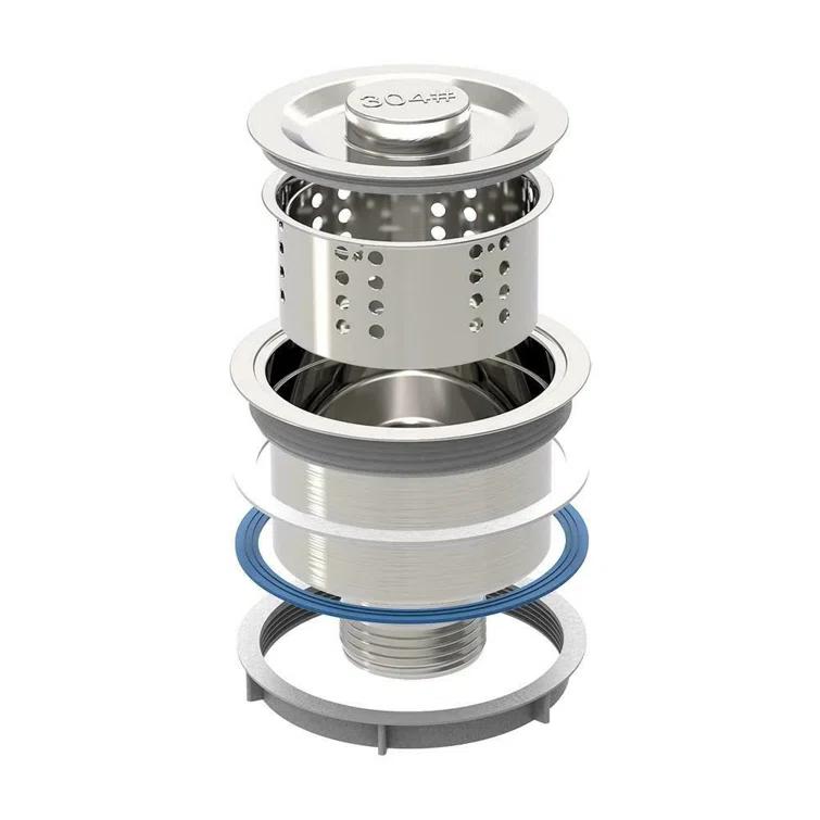 25 Inch Stainless Steel Drop-In Kitchen Sink, Single Bowl Topmount Sink