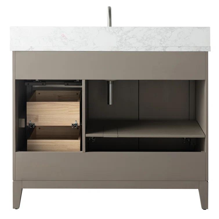 42 Single Bathroom Vanity with Top