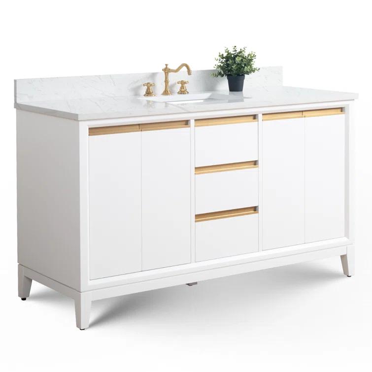 60 Single Bathroom Vanity with Top