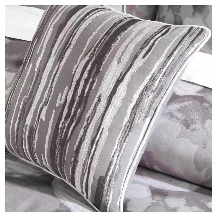 Madison Park Gray Reversible Modern & Contemporary 6 Piece Duvet Cover Set