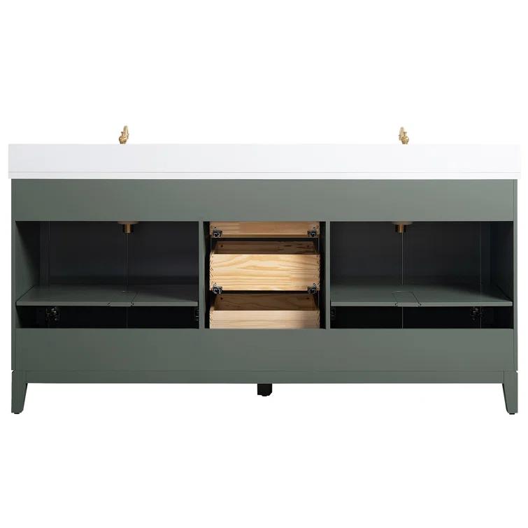 72 Double Bathroom Vanity with Top