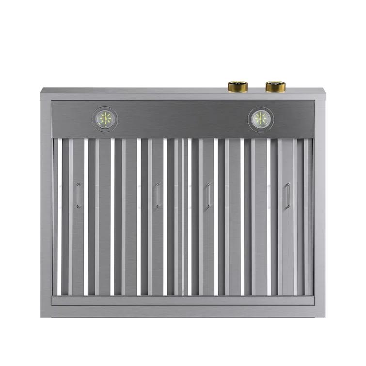 Kucht Kucht 30" Stainless Steel 900 CFM Ducted (Vented) Wall Mounted Required Range Hood with Baffle Filter