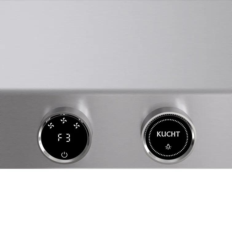 36 in. 900 CFM Ducted Under Cabinet Range Hood in Stainless Steel with Digital Controls