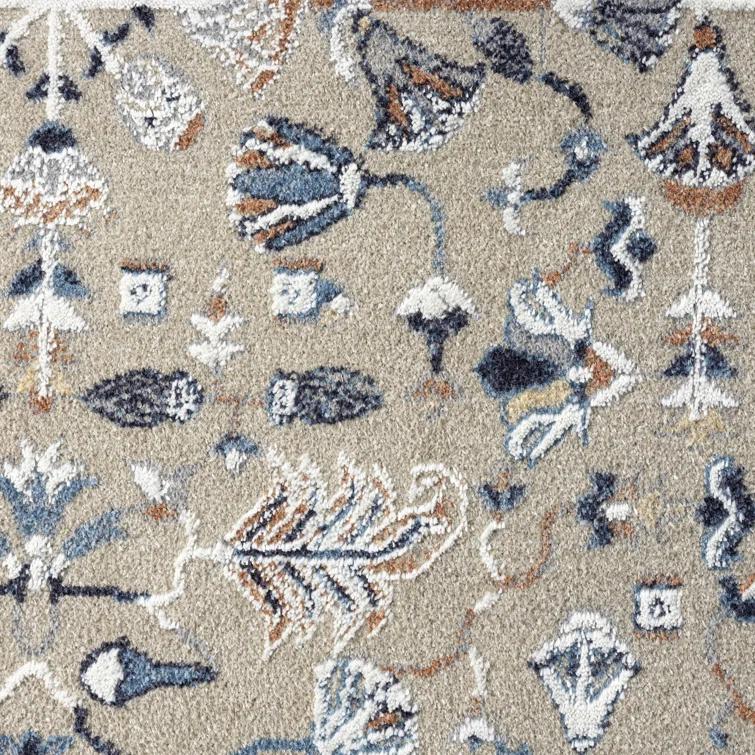 Classic Oriental Floral Performance Indoor Area Rug