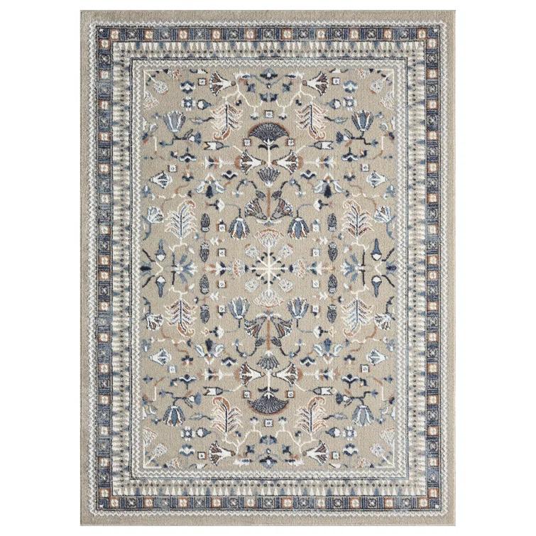 Classic Oriental Floral Performance Indoor Area Rug