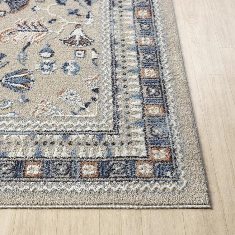 Classic Oriental Floral Performance Indoor Area Rug