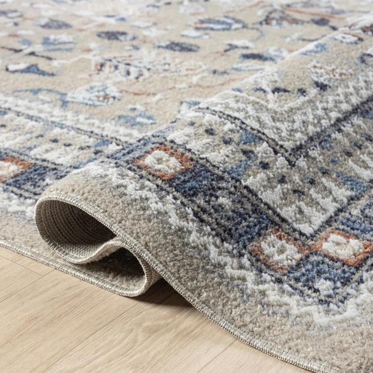 Classic Oriental Floral Performance Indoor Area Rug