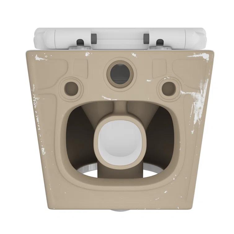 Hampton Elongated Wall Mount Toilet Wall Hung Toilet Bowl