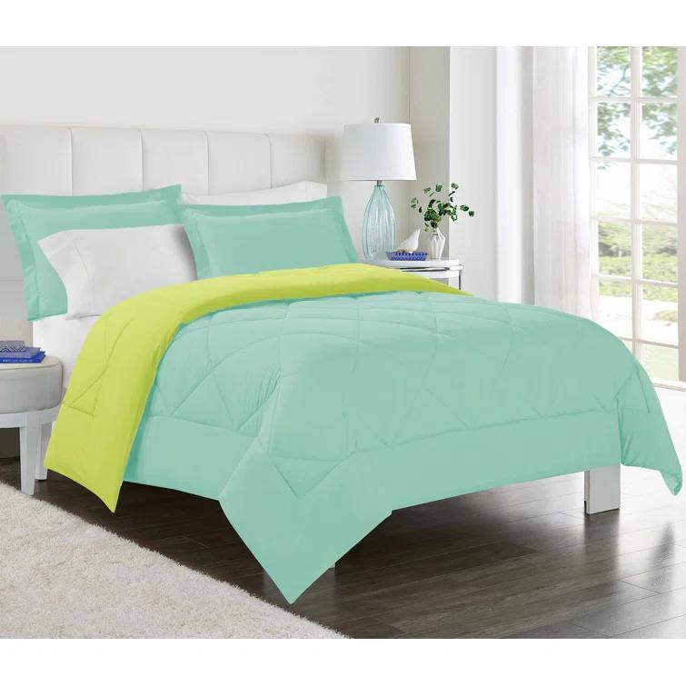 Swift Home 1800 Series Reversible Down-Alternative Comforter Set & Reviews | Wayfair
