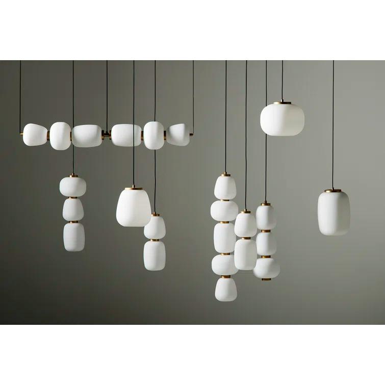 Kace Single Light Glass Dimmable Pendant