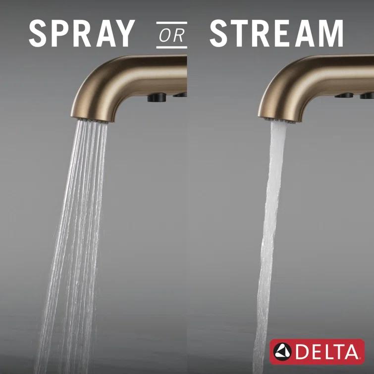Delta Almari Pull-Out Sprayer Kitchen Faucet, Single Handle Kitchen Sink Faucet 16943-CZ-DST