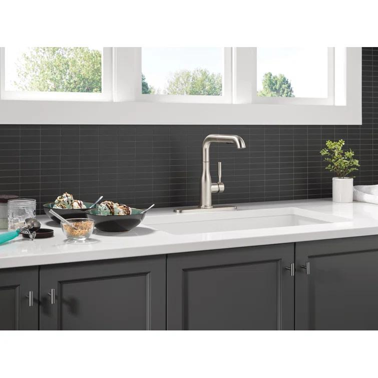 Almari Pull-Out Sprayer Kitchen Faucet, Single Handle Kitchen Sink Faucet