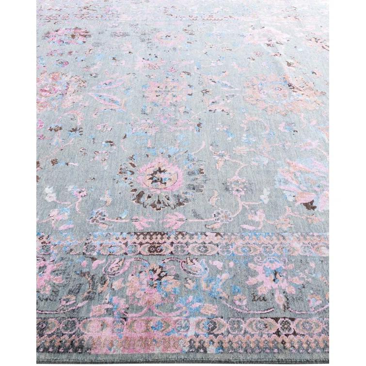 Overdyed One-of-a-Kind 8' 2" X 9' 10" Hand Knotted Area Rug