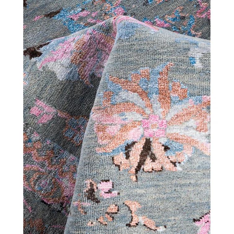 Overdyed One-of-a-Kind 8' 2" X 9' 10" Hand Knotted Area Rug