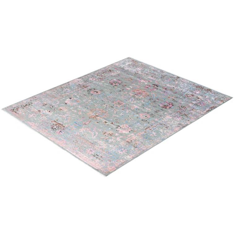 Overdyed One-of-a-Kind 8' 2" X 9' 10" Hand Knotted Area Rug
