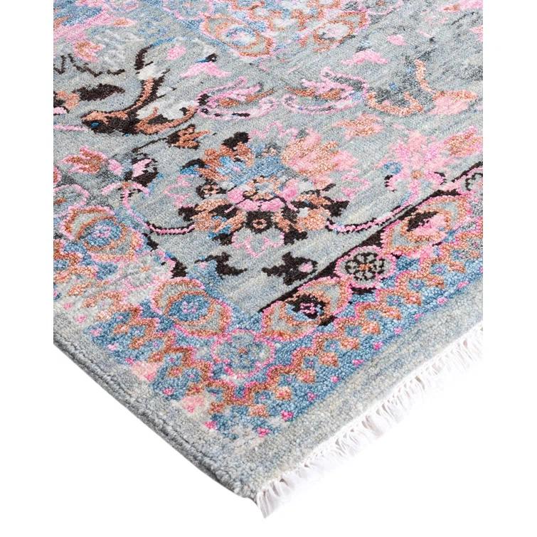 Overdyed One-of-a-Kind 8' 2" X 9' 10" Hand Knotted Area Rug