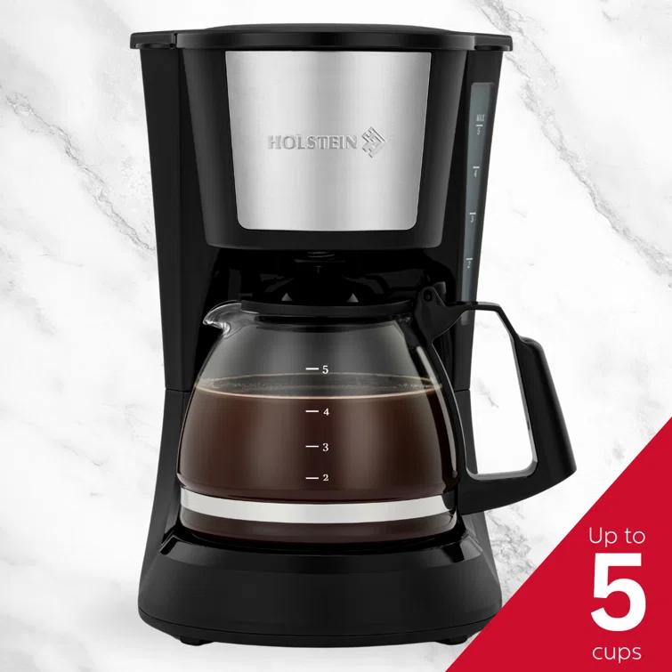 Holstein Housewares 5-Cup Coffee Maker
