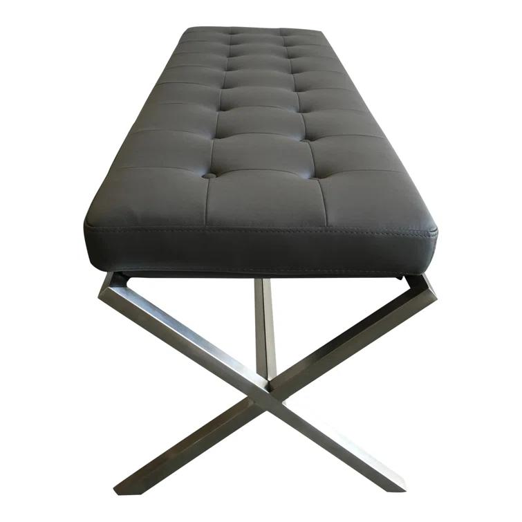 Canton 56" Vegan Leather Bench