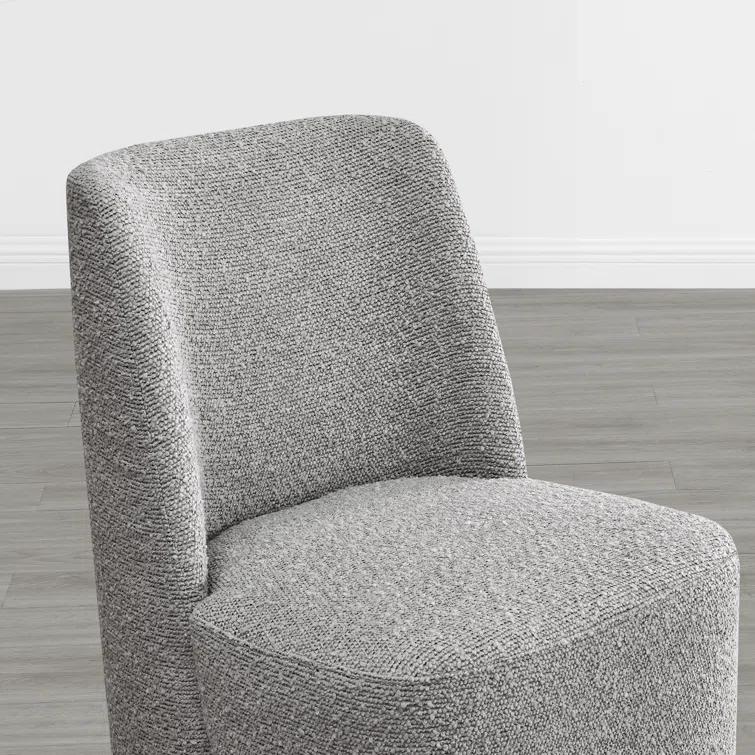 Geelt Upholstered Dining Chairs with Casters