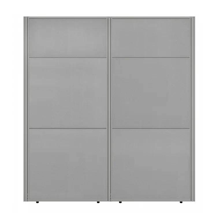 Easy Office Rectangle 1 Person Cubicle with Cable Management