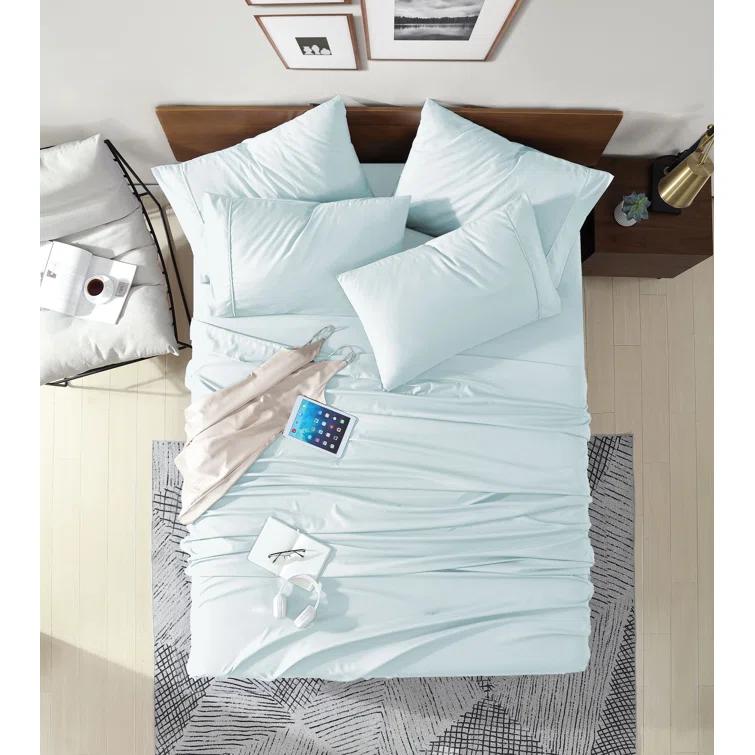 1800 Series Ultra Soft Microfiber Sheet Set with Extra Pillowcases