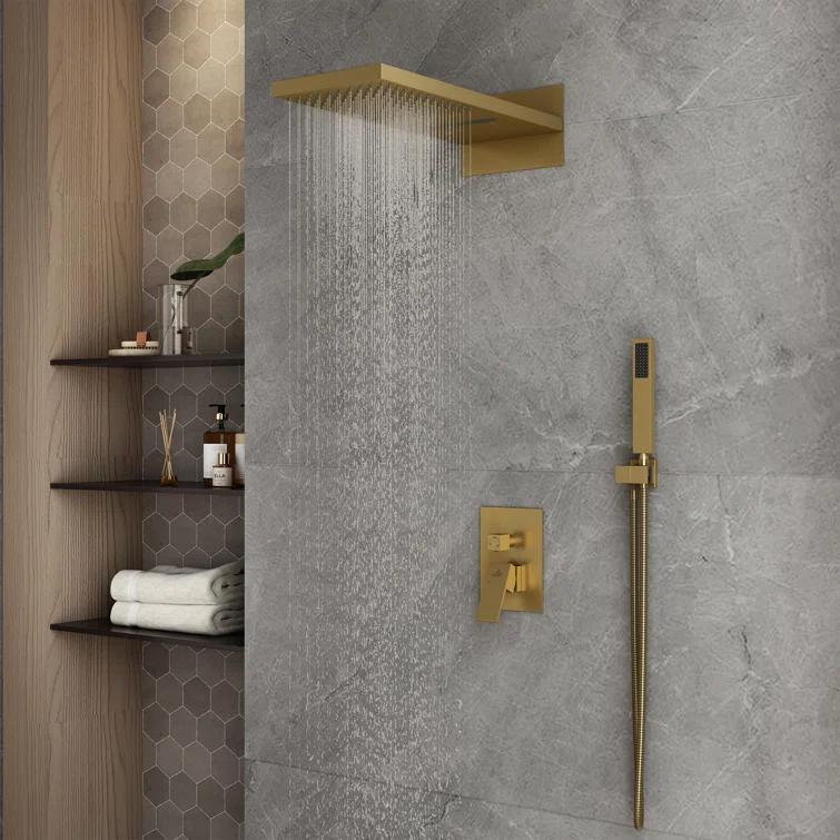 Cascade Bliss Luxury Complete Shower System with Rough-in Valve