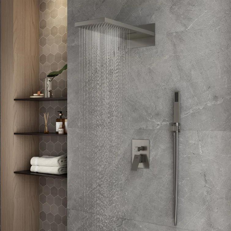 Cascade Bliss Luxury Complete Shower System with Rough-in Valve