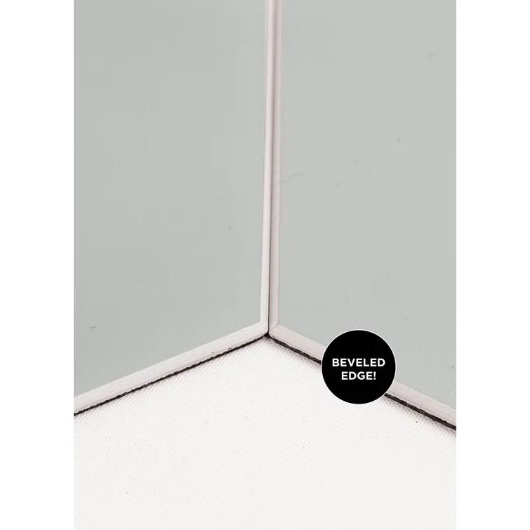 WallPops! Hexagon Peel and Stick Luxury Wall Tiles