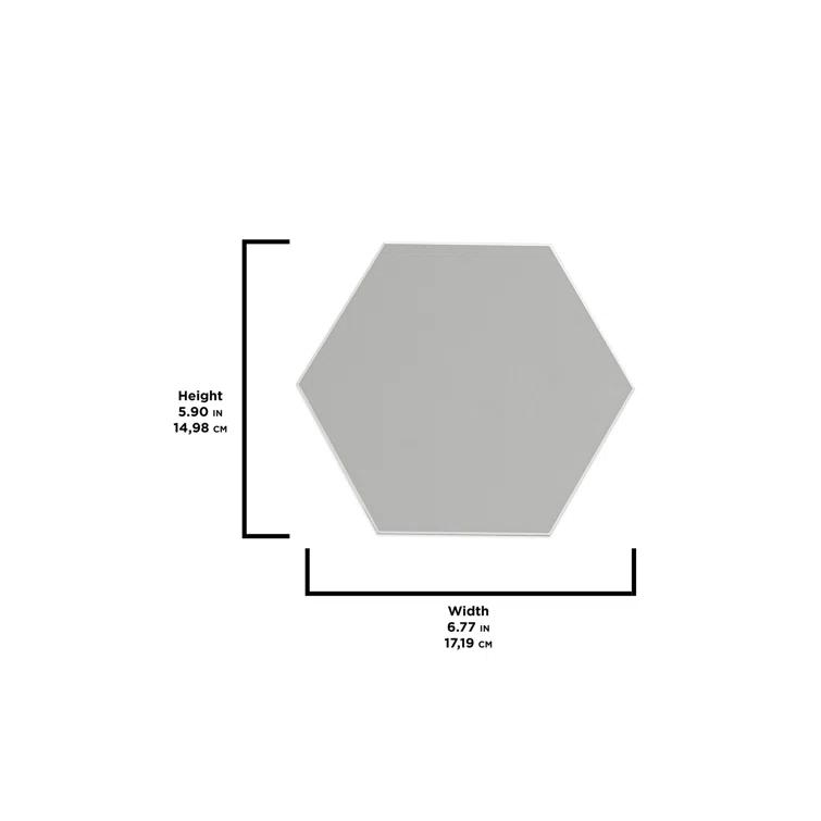 WallPops! Hexagon Peel and Stick Luxury Wall Tiles