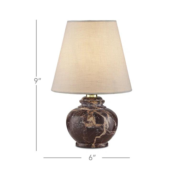 Benicio Mini Table Lamp - Brown