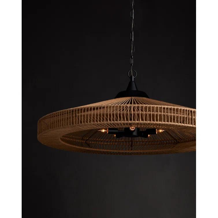 Oleander Chandelier - Natural / 36" Dia