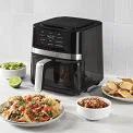 Cuisinart 2.6qt Basket Air Fryer Black/Stainless Steel Finish AIR-80: 1100W, Cool Touch Handle, Dishwasher-Safe Parts