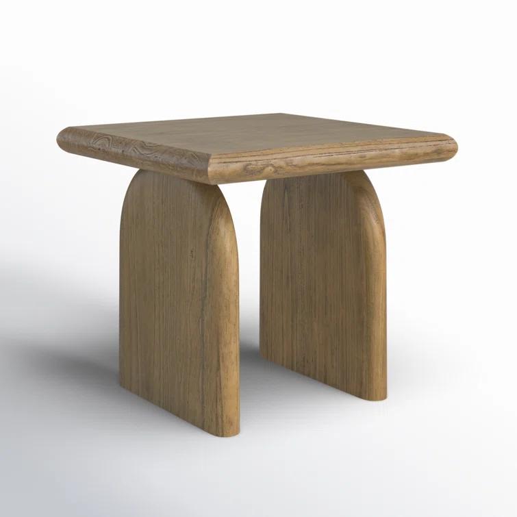Aged Drift Mindi Square Solid Wood End Table