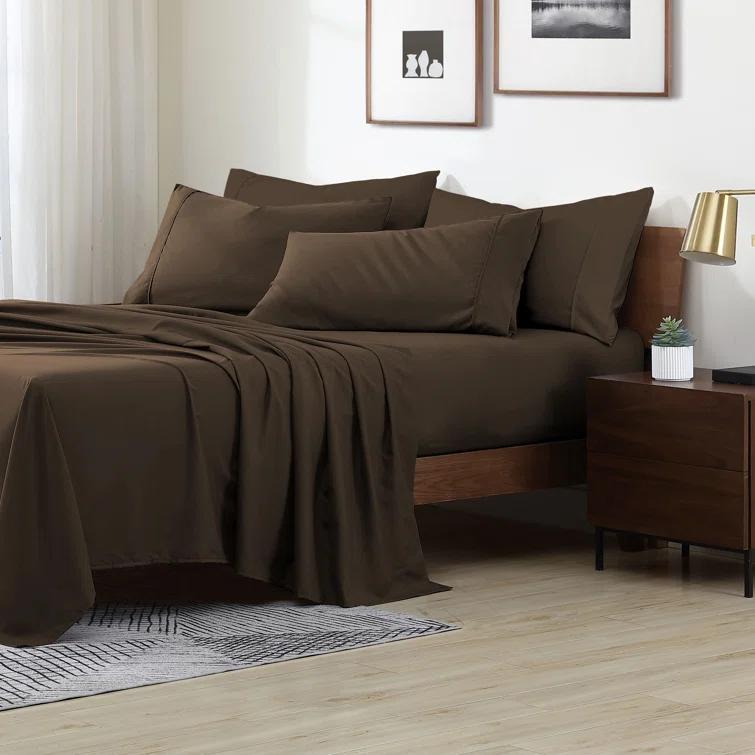 1800 Series Ultra Soft Microfiber Sheet Set with Extra Pillowcases