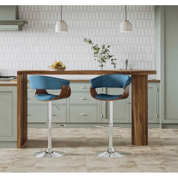 Vintage Mod Adjustable Barstool - Set Of 3