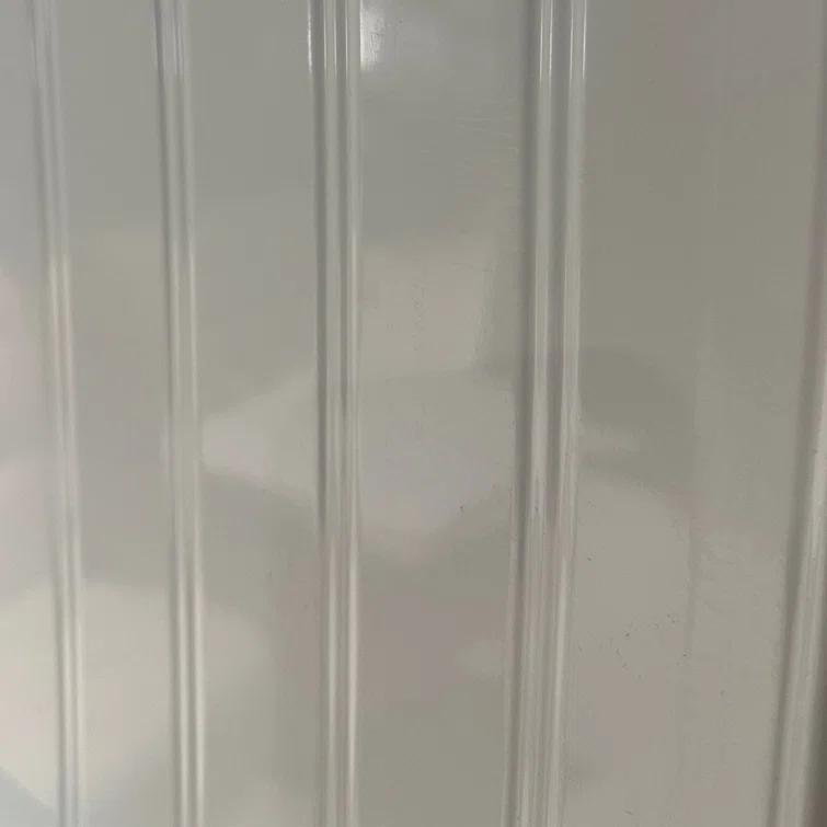 FromPlainToBeautifulInHours Beadboard - MirroFlex Faux Tin 4ft. x 8ft. Glue Up Wainscoting Panels - 96 sq.ft. (Set of 3)