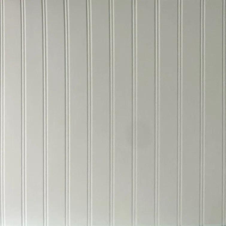 FromPlainToBeautifulInHours Beadboard - MirroFlex Faux Tin 4ft. x 8ft. Glue Up Wainscoting Panels - 96 sq.ft. (Set of 3)