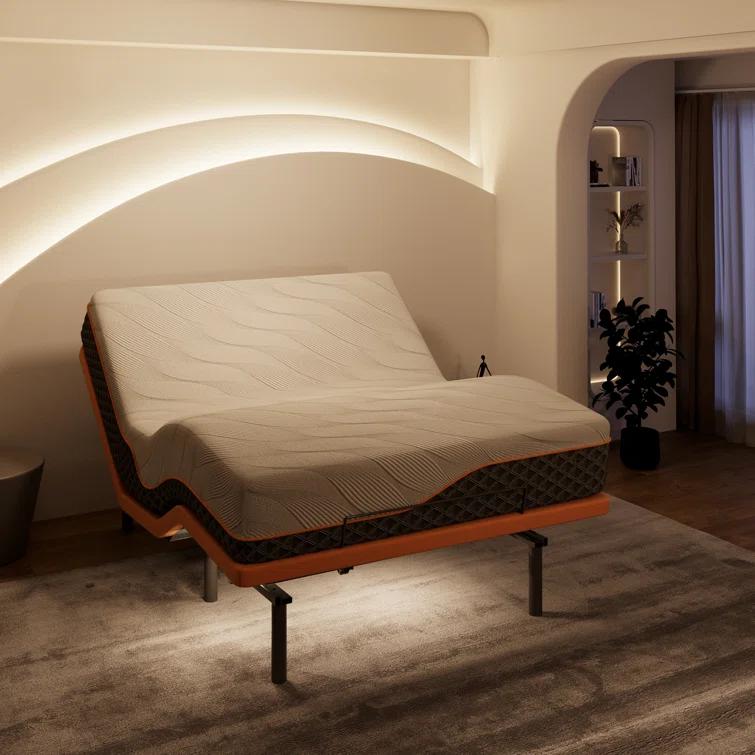 Zero Gravity Adjustable Bed with 14" Hybrid Mattress E3000 Series