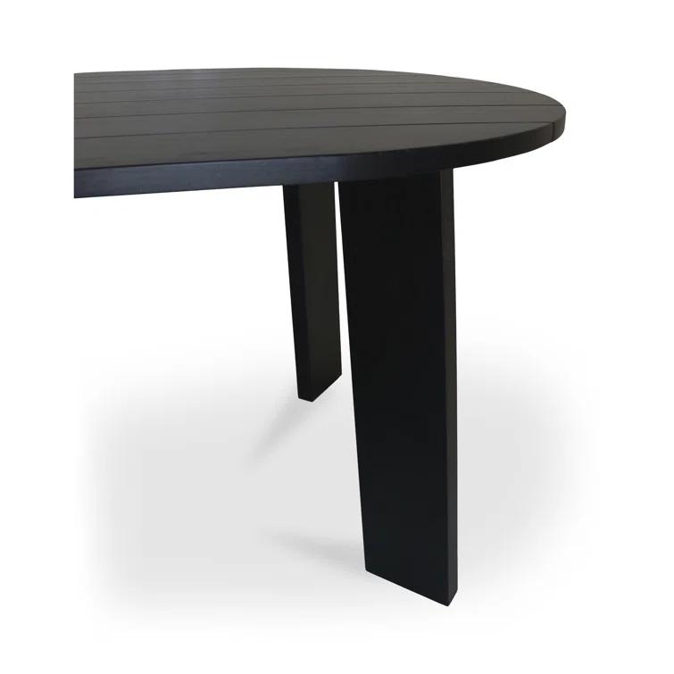 Pernelle 84'' Oval Outdoor Dining Table