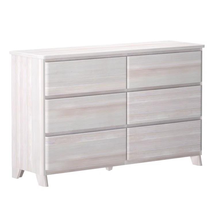 Gracie Oaks Modern Farmhouse 6 Drawer Dresser
