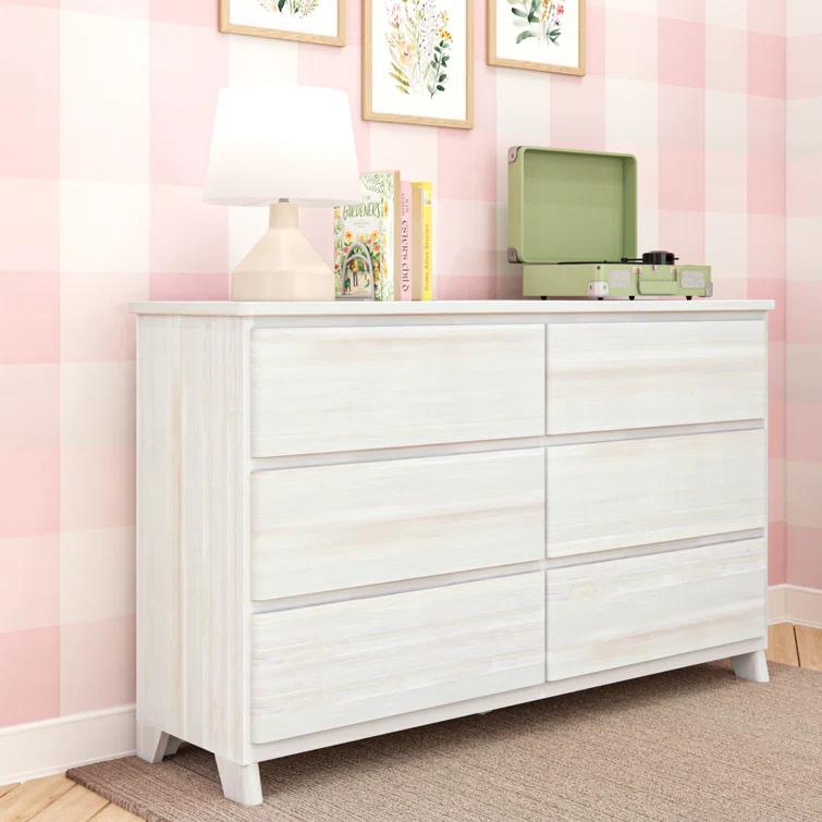 Gracie Oaks Modern Farmhouse 6 Drawer Dresser