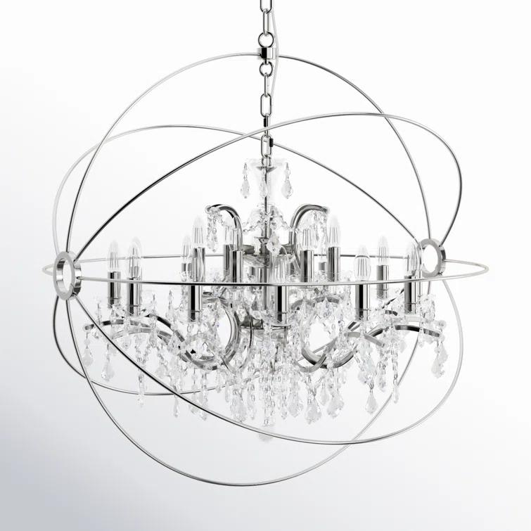 Svante 18 - Light Dimmable Globe Chandelier