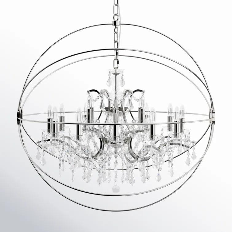 Svante 18 - Light Dimmable Globe Chandelier