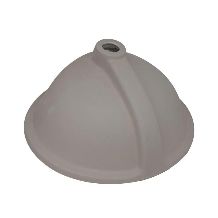 Ruvati 16 x 13 inch Undermount Bathroom Sink Oval Porcelain Ceramic with Overflow