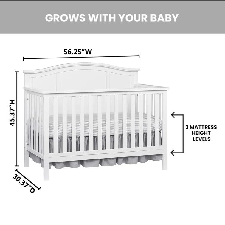 Emerson 4 In 1 Convertible Crib