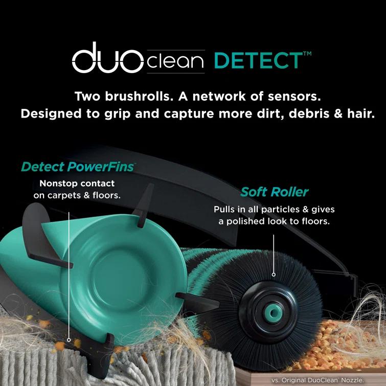 Shark ® POWERDETECT Upright Vacuum with DuoClean Detect Technology