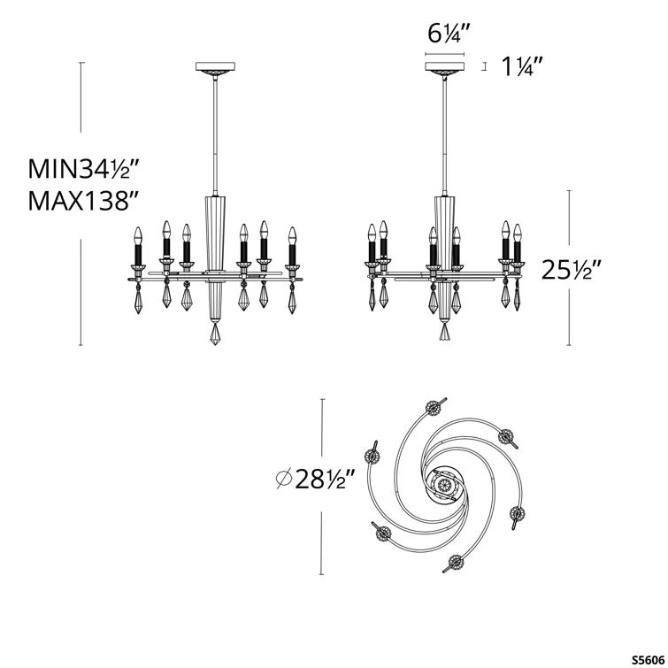 Renaissance 14 - Light Classic / Traditional Chandelier
