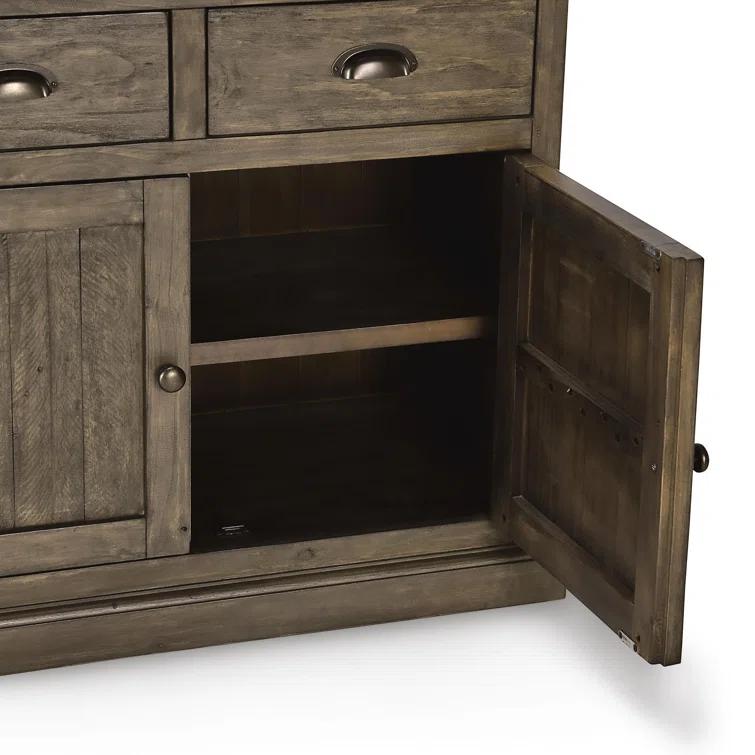 Kinston 74" Wide Solid Wood Sideboard