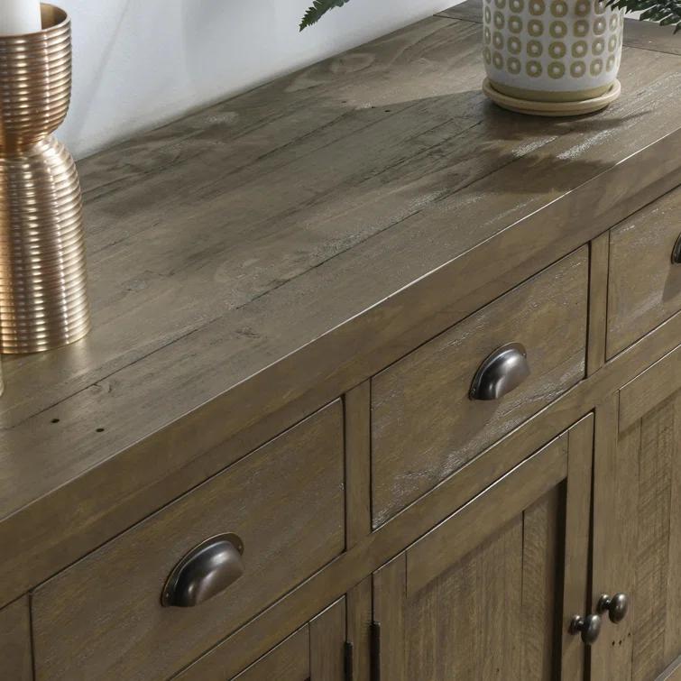 Kinston 74" Wide Solid Wood Sideboard